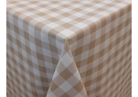 Abrosz drapp kockás